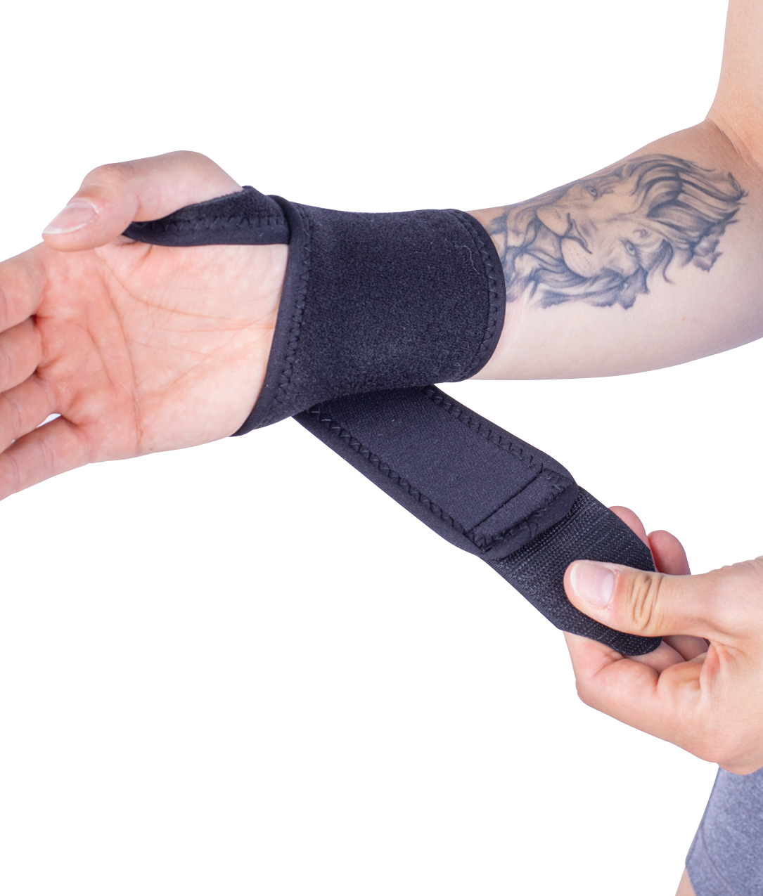 Orteza de incheietura mainii mobila Triasport Manu Dynamic, SRT206, Marime universala, Negru