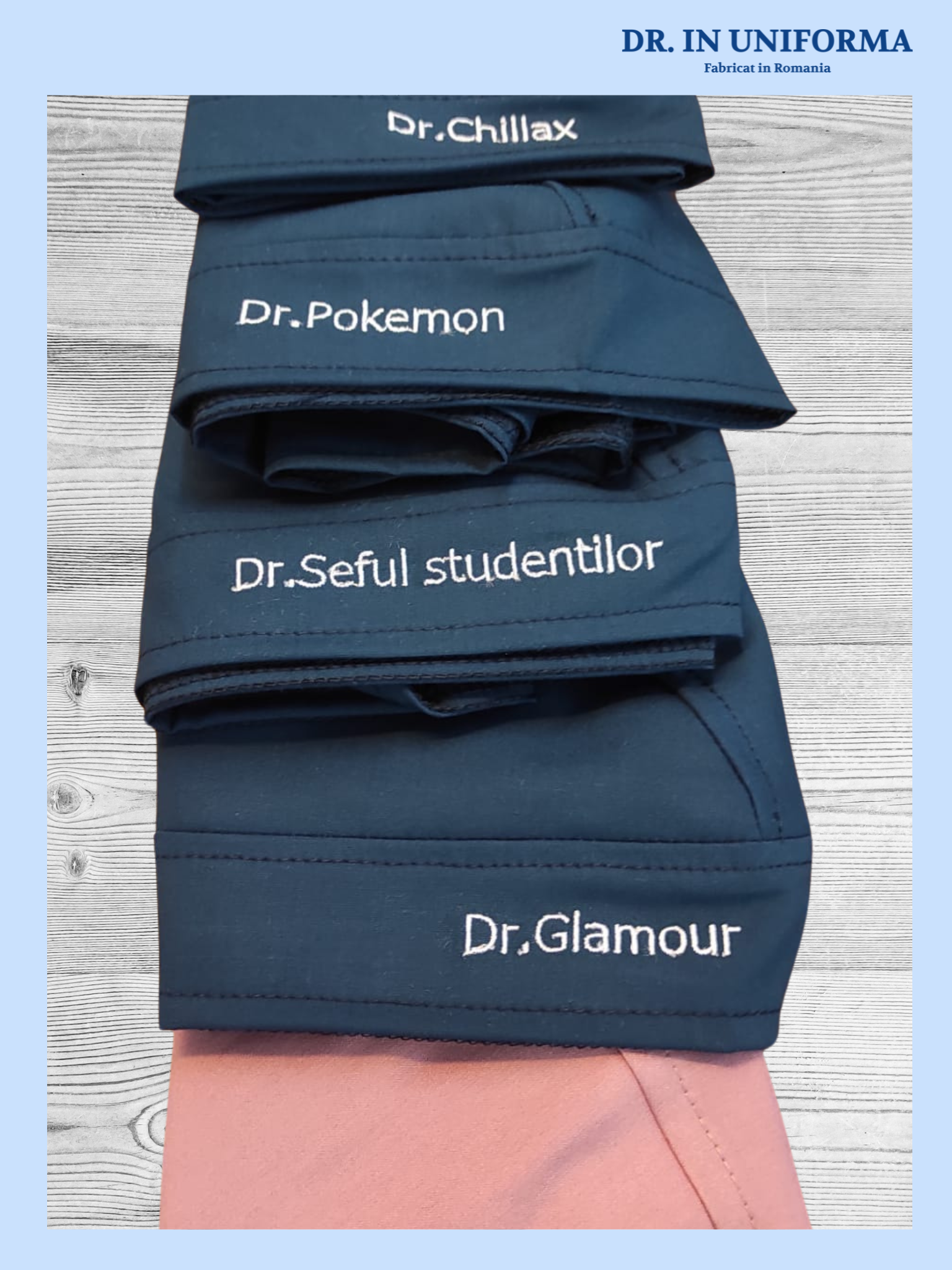 Broderie personalizata Doctor in Uniforma