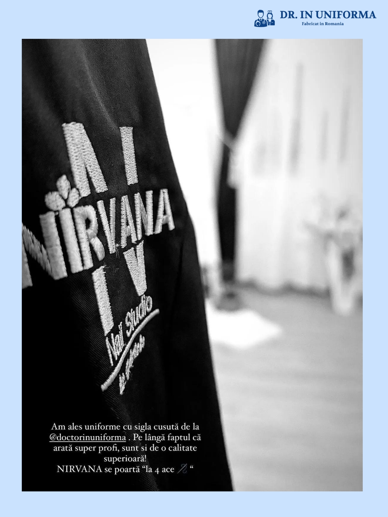 Broderie personalizata Doctor in Uniforma