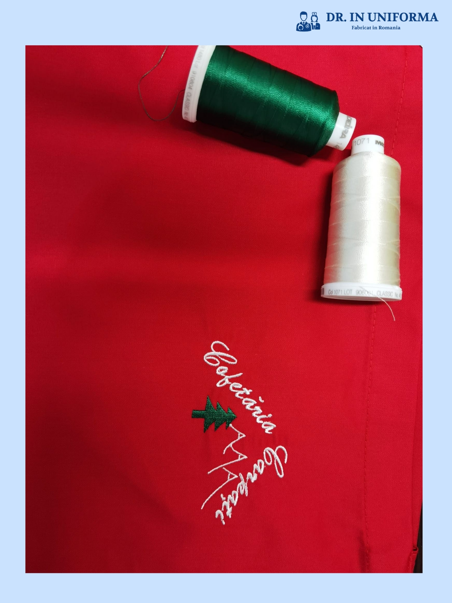 Broderie personalizata Doctor in Uniforma