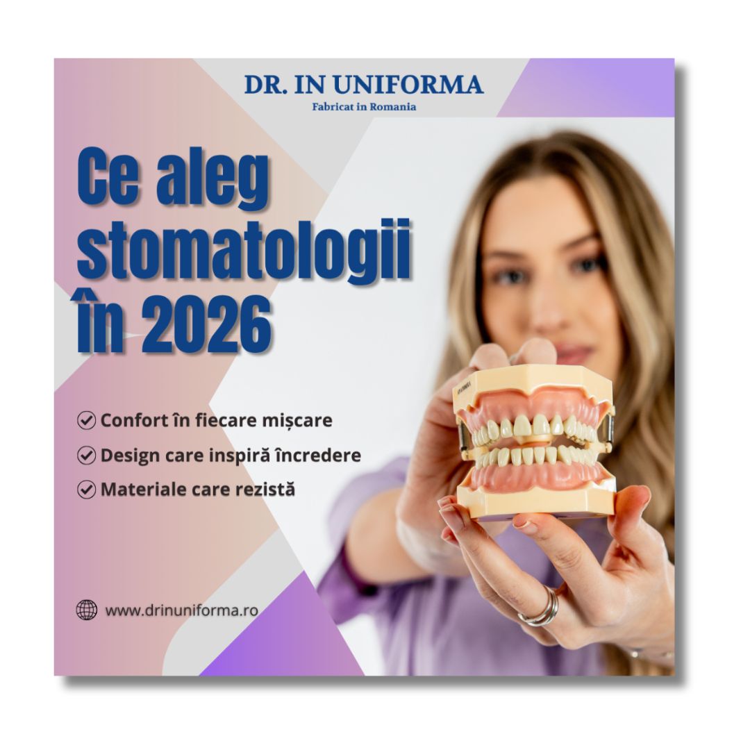 Ce preferă medicii stomatologi în 2026 când aleg uniforma – confort, materiale sau design?