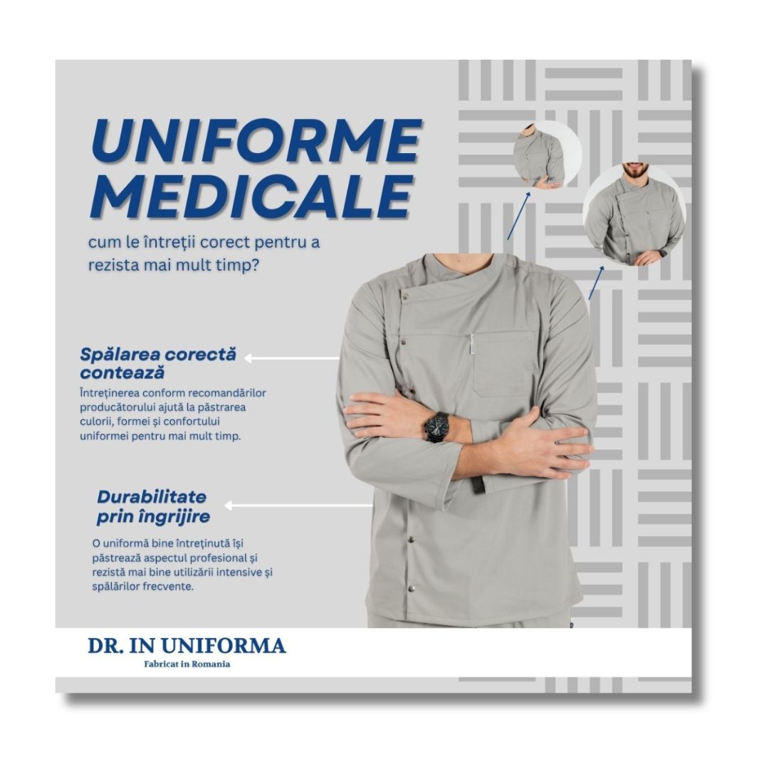 Uniforme medicale - cum le întreții corect pentru a rezista mai mult timp?