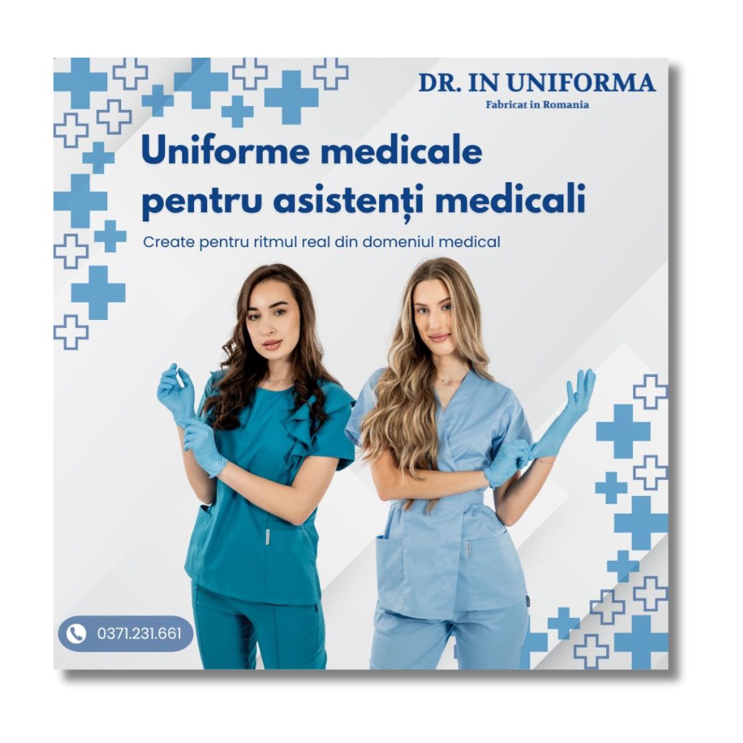 Uniforme medicale create pentru ritmul real al asistenților medicali