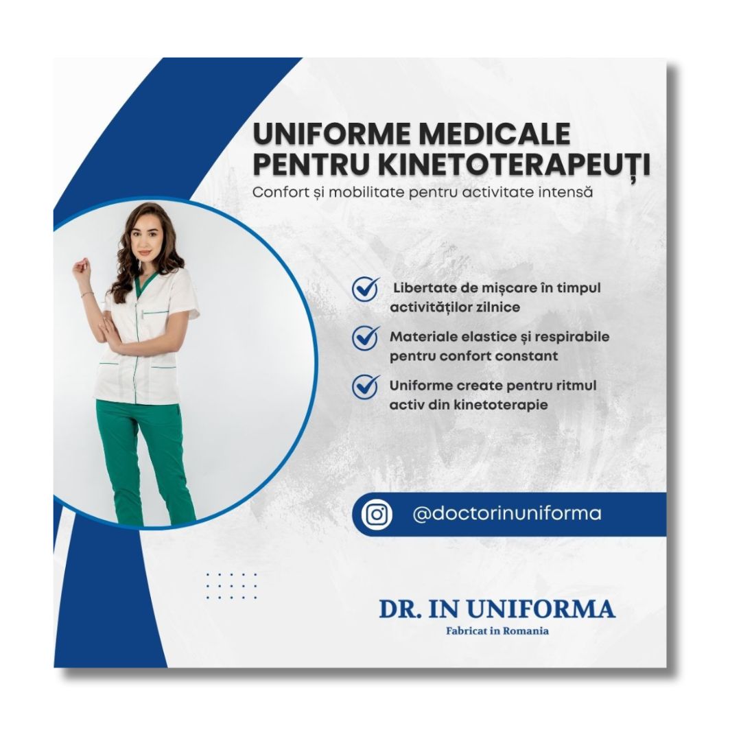 Uniforme medicale pentru kinetoterapeuți - confort și libertate de mișcare în fiecare zi