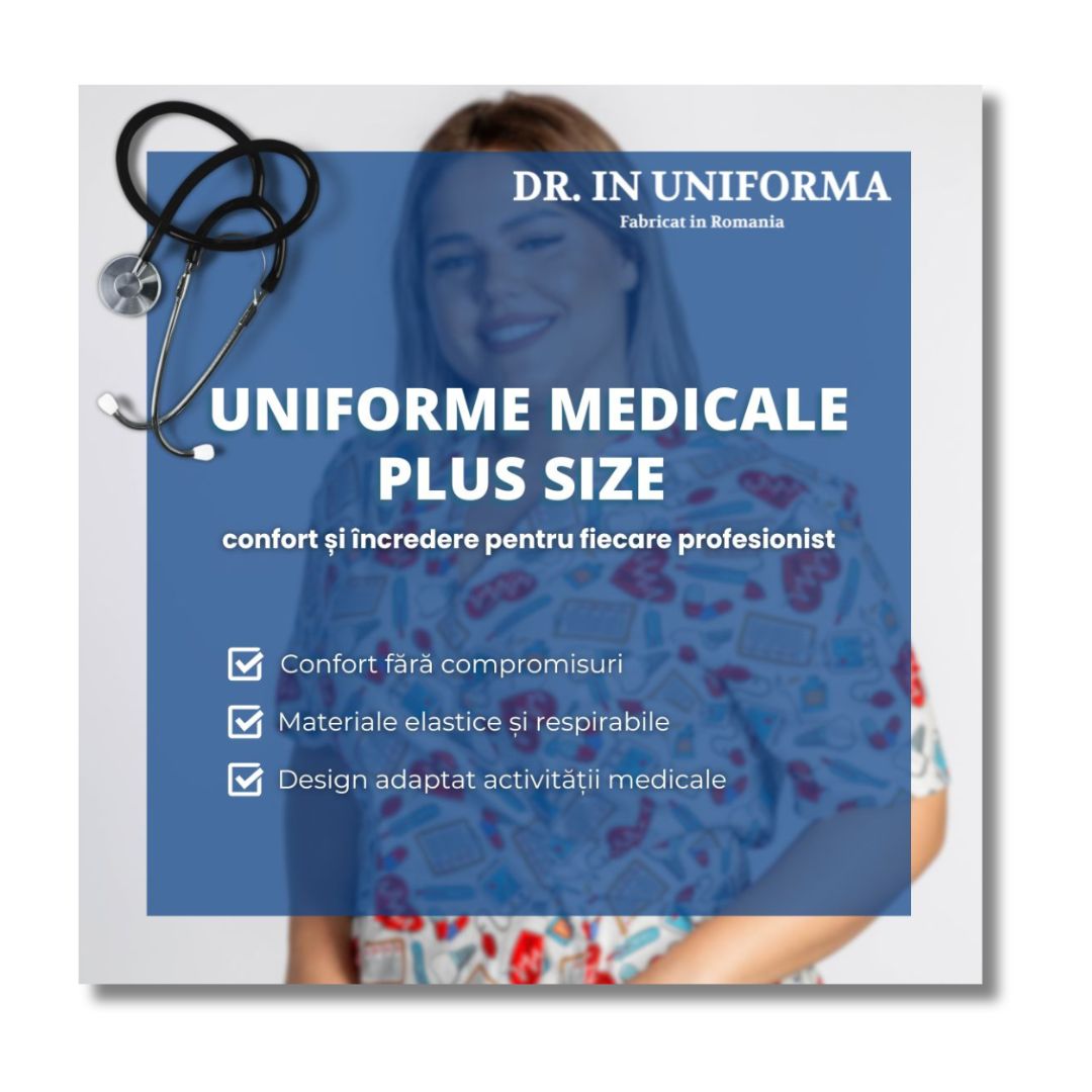Uniforme medicale Plus Size - confort și încredere pentru fiecare profesionist
