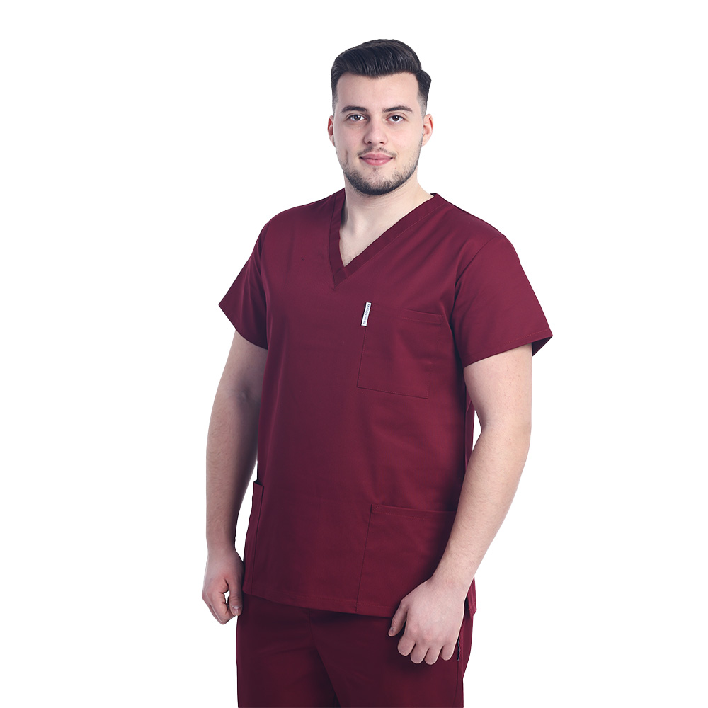 Costum medical barbati grena unisex