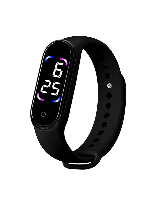 Bratara Fitness Negru Doctor in uniforma, Ecran 0.96" inch, Bluetooth 4.2, Monitorizare Puls, Tensiune, Temperatura, Oxigen, Calitate Somn